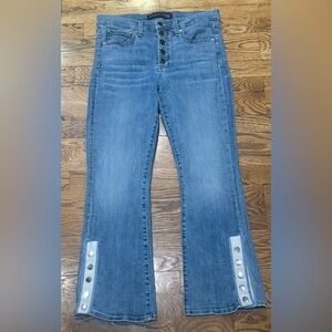 Veronica Beard. Carolyn Baby Boot High Rise w/Ankle Snaps. Putnam Wash. size 30.